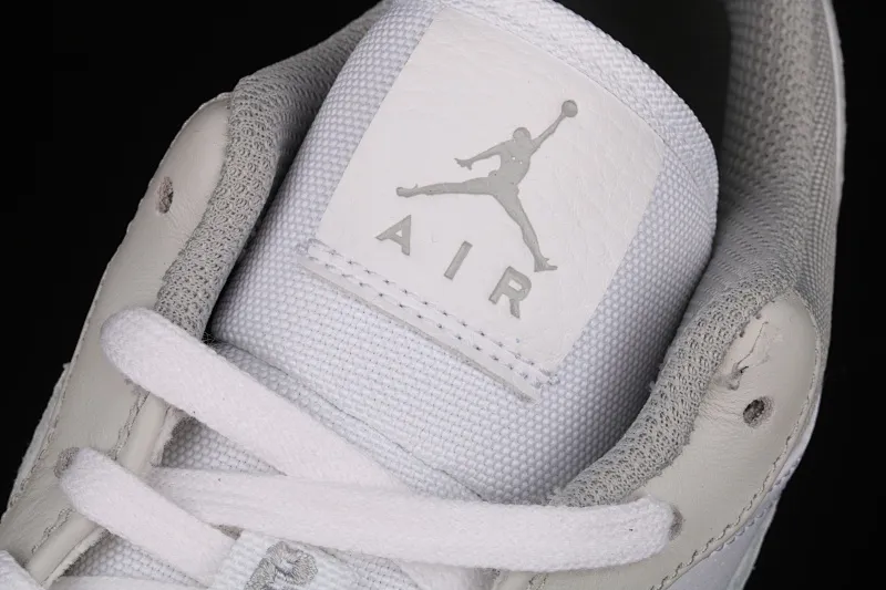 All categories Air Jordan Jordan series basketball shoes Air Jordan 1 Low G version pure original Air Jordan 1 Low Prm "Elephant Print" AJ1 Joe 1 low top white gray crackle pattern DH4269-100